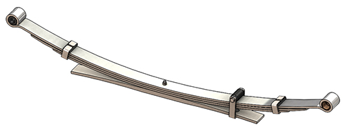 How many leaf springs bolts are required? What size and quantity U-Bolts are required?