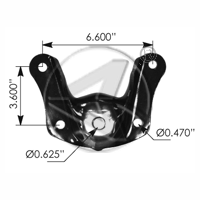 Does this bracket use a 2 1/4" leaf spring?